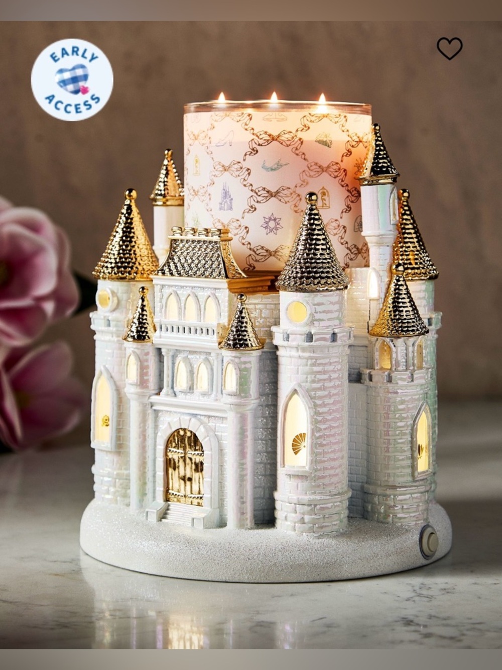 Bath and Body Works Disney Princess Candle Holder